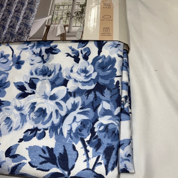 Laura Ashley Bath Laura Ashley Blue Floral Shower Curtain Cottage